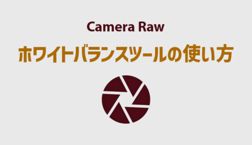 Camera Rawホワイトバランスツールの使い方と注意点