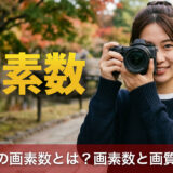 カメラの画素数とは？初心者でも理解できる画素数と画質の関係