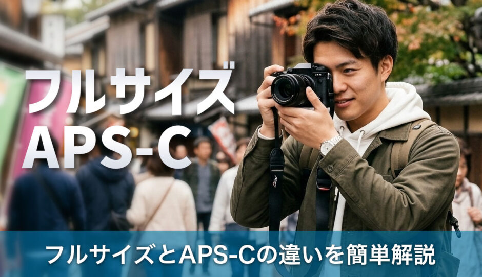 フルサイズとAPS-Cの違いを簡単解説！センサーサイズで写真はどう変わる？