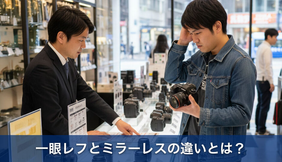 一眼レフとミラーレスの違いとは？後悔しないカメラ選びの基本知識