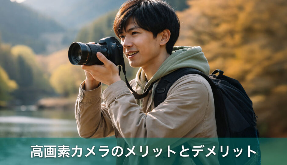 高画素カメラのメリットとデメリットを初心者目線でわかりやすく解説