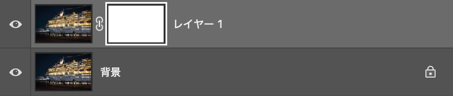 レイヤーマスクと組み合わせて部分的に調整