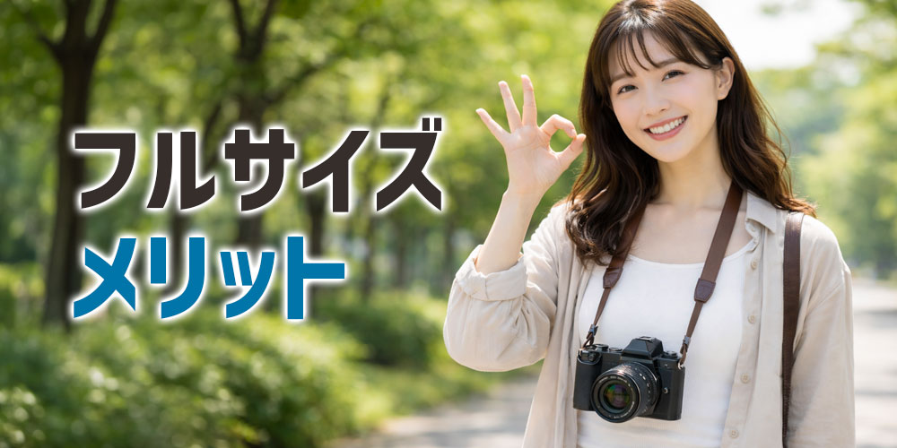 フルサイズのメリット
