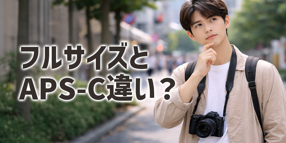 フルサイズとAPS-Cの違いとは？