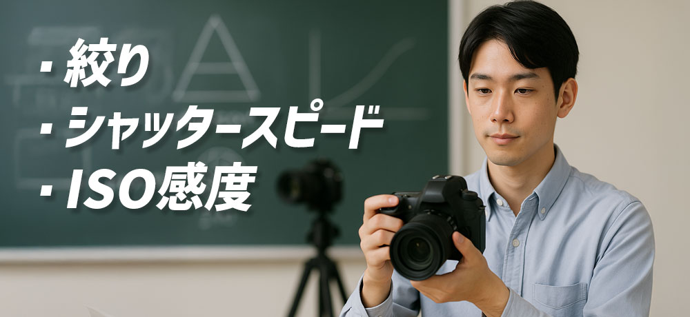 写真の明るさを決める3要素の関係性