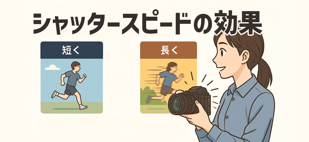 シャッタースピードが動きと明るさに与える効果