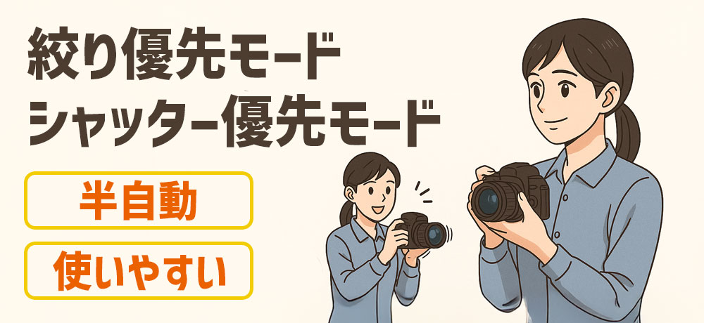 絞り優先・シャッター優先モードでの設定のコツ