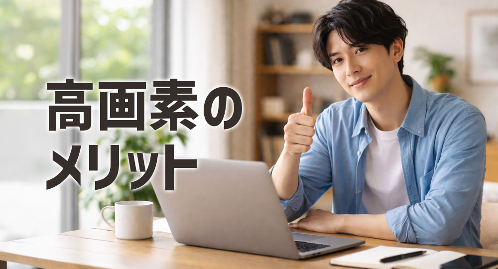 高画素カメラのメリット