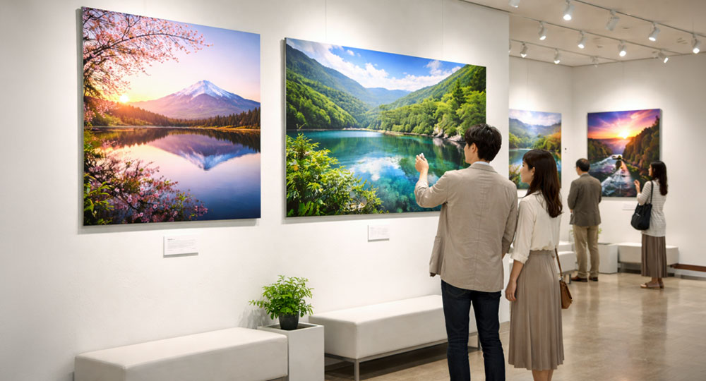 高画素カメラで撮った写真は大きくプリントしてもきれいに仕上がる