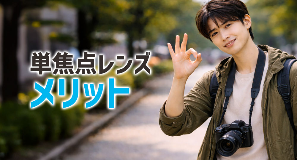 単焦点レンズのメリット