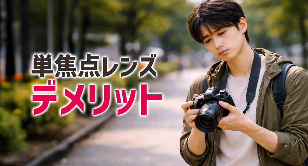 単焦点レンズのデメリット