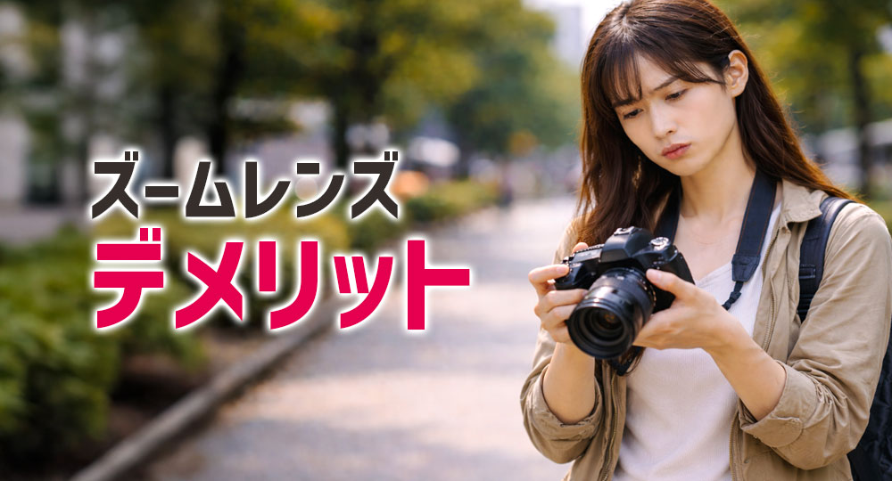 ズームレンズのデメリット