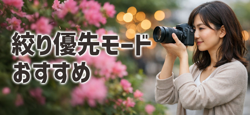 絞り優先モードがおすすめな理由