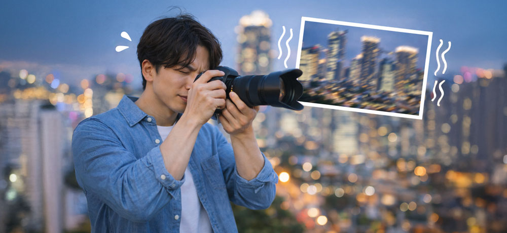 望遠撮影では特に手ブレが顕著に表れる