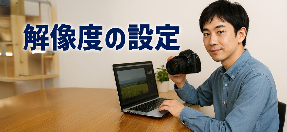 JPEG画像の解像度はどう設定すればいい?