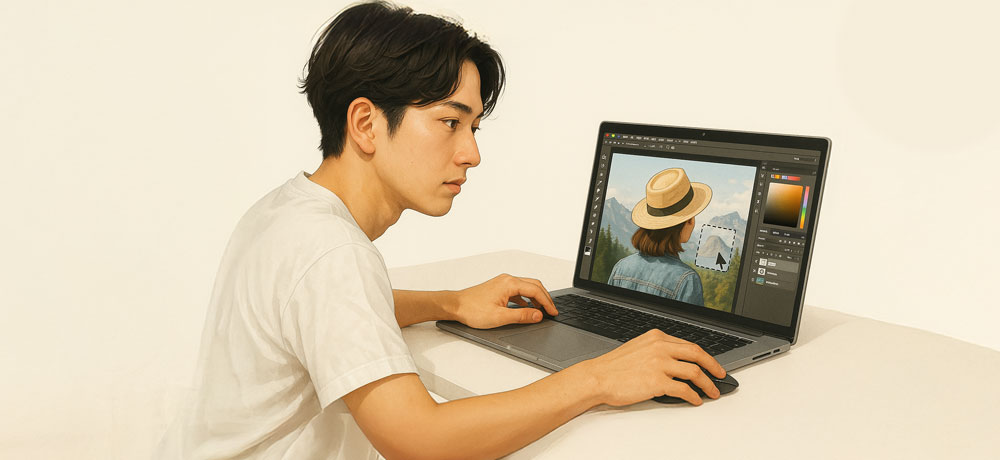 選択ツールを活用した実践的なPhotoshop操作