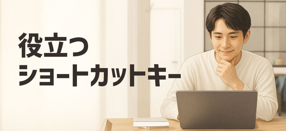 選択範囲作成で役立つショートカットキー